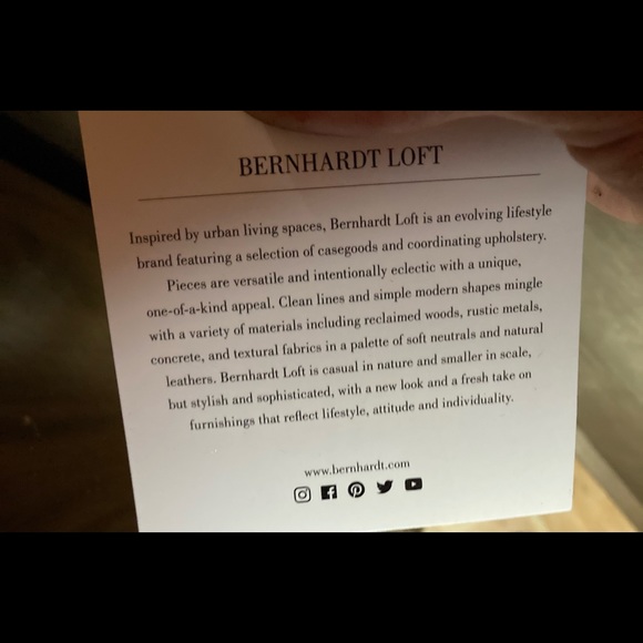 Brand new w/tags Loft Bernhardt 7ft dining table - Picture 5 of 5